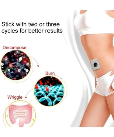 Wormwood Belly Button Sticker Moxibustion Slimming Patches Optional Package Fast Effective Healthy Lose Weight 50pcs - Buy Online on GoSupps.com