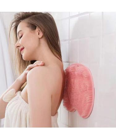 Mecctuck Foot Massage Device & Back Scrubber - Non-Slip Silicone Pad for Relaxation | Soothing Green Foot Washing Mat & Shower Brush - Buy Online on GoSupps.com