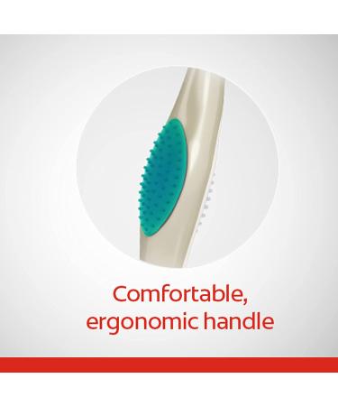 Colgate 360 Optic White Whitening Toothbrush 4 Pack - Adult Soft Toothbrush with Whitening Cups for Whiter Teeth & Fresh Breath - Buy Online on GoSupps.com