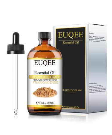 EUQEE Frankincense Essential Oil 118ml Pure Frankincense Oil Essential Aromatherapy Essential Oil Natural Essential Oils for Diffusers Humidifier Relax Frankincense 118.00 ml (Pack of 1)