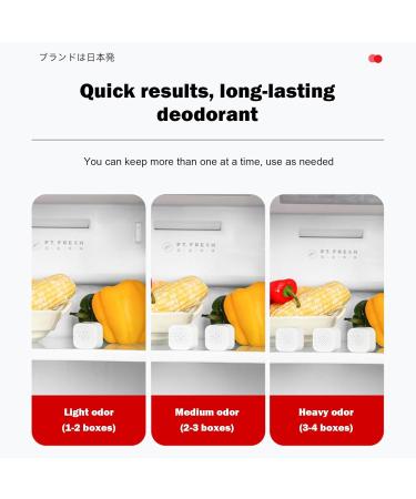 Refrigerator Deodorator | Activated Carbon Odor Absorber & Sticky Smell Remover | Interchangeable Fridge Deodorizers for Fresh Food Storage - Buy Online on GoSupps.com