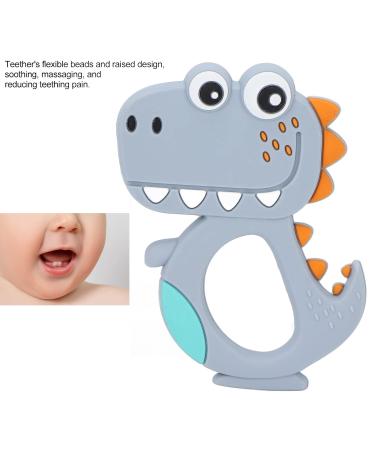 Silicone Baby Bite Ring Toys | Soothing Dinosaur Teething Rings for Breastfeeding Babies | Soothe Gums & Wounds International Shipping - Buy Online on GoSupps.com