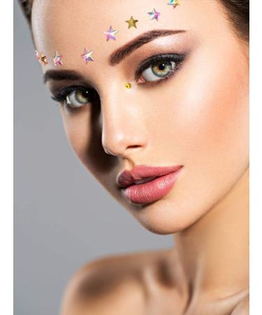 Face Jewels Stickers Gems Rhinestones | Body Glitter Festival Rave & Party Accessories - 12 Sheets - Buy Online on GoSupps.com