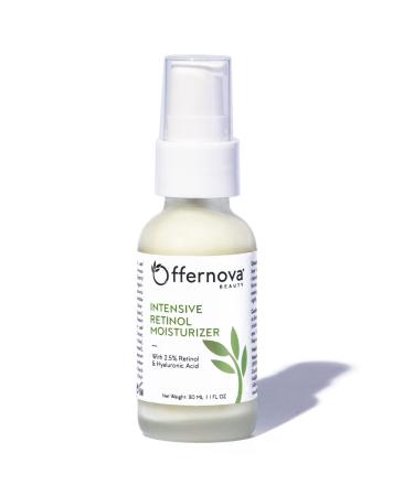 Intensive Retinol Moisturizer - Deep Hydration Night Cream 2.5% Vitamin A & Hyaluronic Acid + Vitamin E - Crema Humectante Intensiva de Retinol - Antiarrugas con cido Hialur nico y Vitamina E