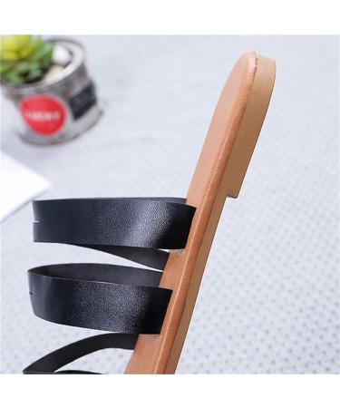 Bunion Corrector Sandals for Women - Orthopedic Toe Ring Sandals for Bunions - Comfortable Flat Sole Open Toe Sandals in Black (Size 8) - Buy Online on GoSupps.com