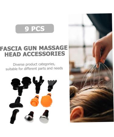 SEWOART 9-Piece Massage Head Set for Percussion Devices - Fascia Attachments & Accessories - Buy Online on GoSupps.com