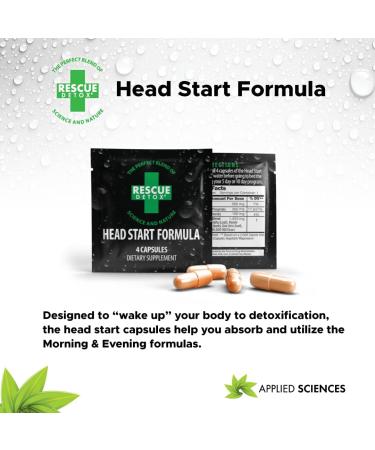 Rescue Detox 5 Day Concentrates +Plus | Comprehensive Cleansing Program with Head Start Blend and ICE Caps - Buy Online on GoSupps.com
