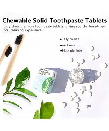 Eco-Friendly Oral Care Kit: Natural Toothpaste Tabs Bamboo Toothbrush & Tongue Scraper - Sustainable Planet Care - Buy Online on GoSupps.com
