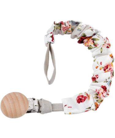 WOWOWO Baby Cotton Pacifier Clip | Newborn Teething Soother & Chewing Dummy Chain - International Shipping Available - Buy Online on GoSupps.com