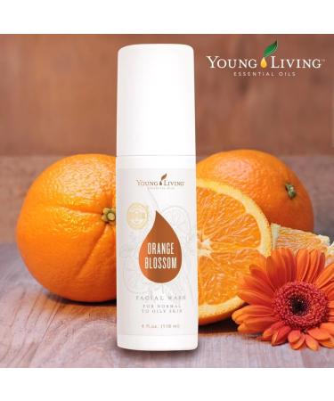 Young Living Orange Blossom Facial Wash - Oil-Reducing Hypoallergenic Face Cleanser for Sensitive Skin - Non Pore-Clogging Makeup Remover - 4 fl oz - Buy Online on GoSupps.com