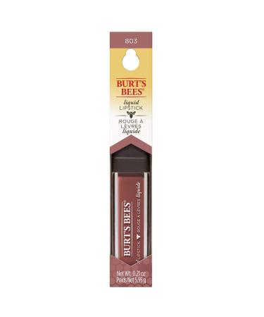 Burt's Bees Tidal Taupe Glossy Liquid Lipstick - 100% Natural | 1 Tube - Buy Online on GoSupps.com