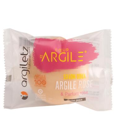Argiletz - Savon argile rose parfum Rose Bio - Argiletz