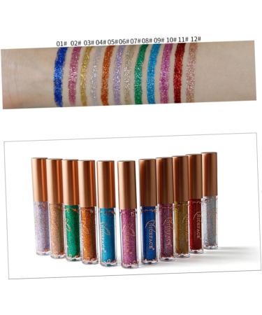 Didiseaon 3pcs Pearlescent Liquid Eyeliner Coloured Eyeliner Colored Eyeliner Ladies Suits Diamond Metal Miss - Buy Online on GoSupps.com