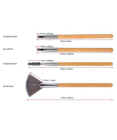 Vela.Yue 18-Piece Makeup Brush Set | Soft Synthetic Foundation Concealers & Eye Brushes for Flawless Application - International Shipping Available - Buy Online on GoSupps.com