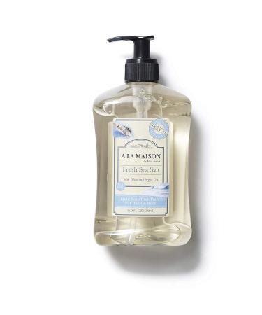 A La Maison Fresh Sea Salt Liquid Hand Soap 16.9 Fl Oz (Pack of 3) - French Soap - Buy Online on GoSupps.com