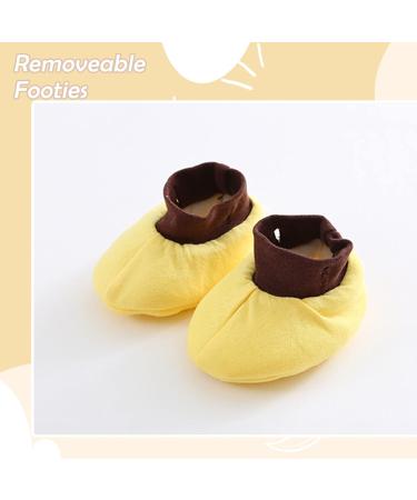 Minizone Baby Hooded Winter Romper with Footies and Hat - Cow Print, 6-9 Months - Buy Online on GoSupps.com