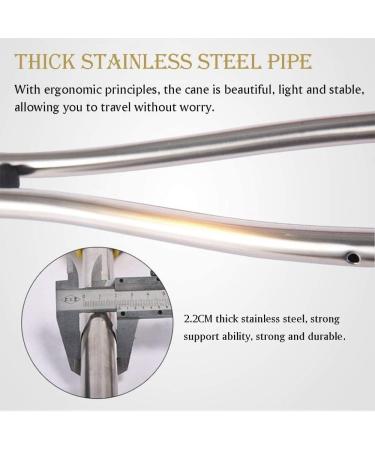 Crutches for Adults Underarm Crutch Stainless Steel Armpit Double Crutch Retractable Lightweight Elderly Handicapped Walker Great for Travel or Work (Color : 1pcs Size : L) (2pcs S) Innovate 1pcs Small - Buy Online on GoSupps.com