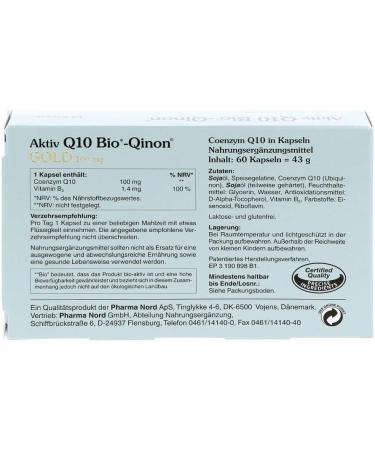 Q10 Bio Qinon Gold 100 mg Capsules - Premium Antioxidant Supplement for Energy & Heart Health | International Shipping Available - Buy Online on GoSupps.com