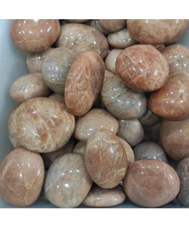 Natural Crystal Rough 1pcs Natural Orange Moon Stone Palm Stones Minerals Aquarium Crystal Natural Stones and Minerals - Buy Online on GoSupps.com