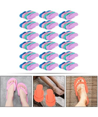 Zerodeko 24 Pairs Disposable Slippers Spa Slippers Foam Shower Slippers Anti-slip Beauty Salon Slippers Disposable Flip-flops Disposable Foam Slippers Pedicure Sandals Eva Travel - Buy Online on GoSupps.com