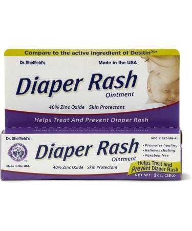 Dr. Sheffield's Diaper Rash Ointment - 2 oz | Soothes and Protects Baby's Delicate Skin - Buy Online on GoSupps.com