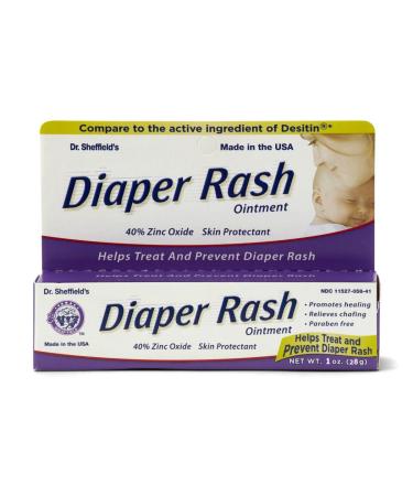 Dr. Sheffield's Diaper Rash Ointment 2oz (Pack of 2)