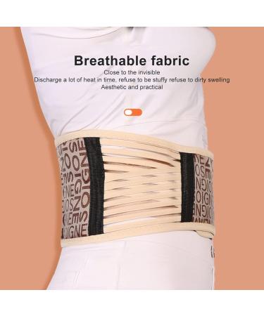 Bordstract Magnetic Lower Back Support - Soft Breathable Khaki Nylon | Self-Heating Waist Support for Seniors - International Shipping - Buy Online on GoSupps.com