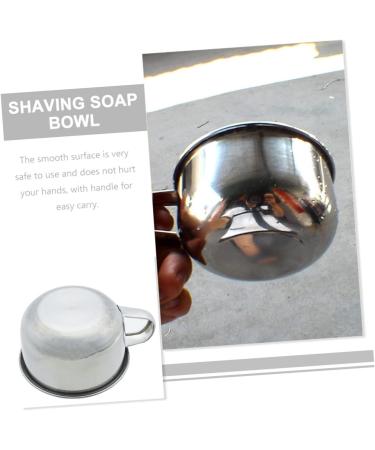 Premium 5-Hour Stainless Steel Shaving Bowl Cup - Ideal for Foam & Soap | International Shipping - Buy Online on GoSupps.com