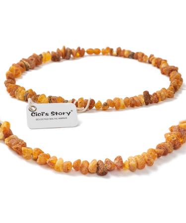 Amber collar for dogs and cats - Certified Baltic raw amber in premium quality - 32cm - Buy Online on GoSupps.com