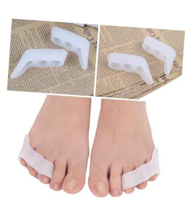 5 Pair Silicone Bunion Spacer Separators for Men and Women - White Toe Stretchers for Bunions Gasket Thumb - Healeved Stretcher - Buy Online on GoSupps.com