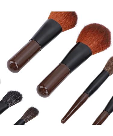 Travel Makeup Brush Set - 12PCS Synthetic Fibre Brushes for Blending Highlighting & Contouring | Compact & Portable  - Buy Online on GoSupps.com