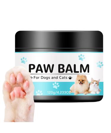 Pet Foot Care Cream 120g Silky Pawz Dog Paw Cream - Moisturizing Cream for Dog Paws and Cats - Heals Repairs and Noses and Feet