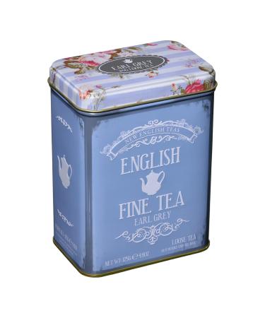 New English Teas Floral Tea Tin containing 125g loose-leaf Earl Grey tea Earl Grey 125 g (Pack of 1) - Buy Online on GoSupps.com