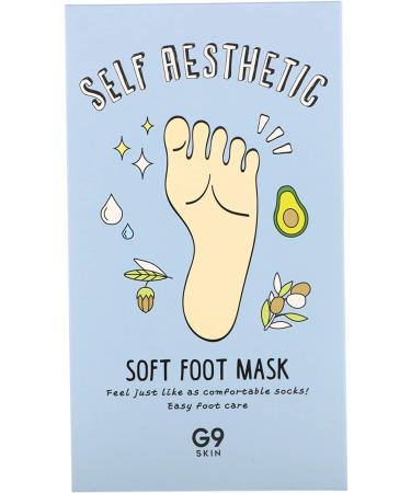 G9skin Self Aesthetic Soft Foot Mask | 5 Pack | Hydrating & Nourishing | 0.40 fl oz Each - Buy Online on GoSupps.com