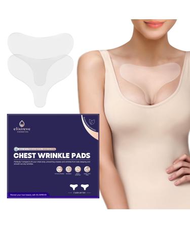 Silicone Chest Wrinkle Pads Reusable Chest Patches for wrinkles Overnight Safe Anti Wrinkle Chest Patches wrinkle Reducing Patches 2 Patches