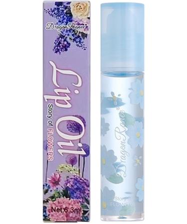  Duqulle Roll On Lip Oil - 0.21oz Cute Roll On Moisturizing Floral Oil Lip Balm - Nourishing Clear Lip Balm with Flowers for Birthday Gift Duqulle - Buy Online on GoSupps.com