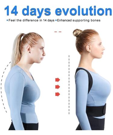 Posture Corrector Protection Back Shoulder Posture Correction Band Humpback Back Pain Relief Corrector Breathable Brace (Size : Small) Feito na China Full moon lofty ambition - Buy Online on GoSupps.com