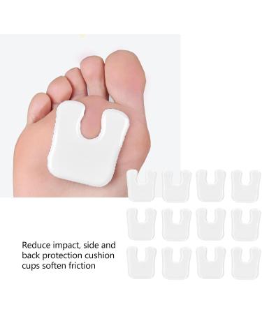 6 Pairs Corn Cushions & Callus Pads - U-Shaped Foam Foot Pads for Pain Relief | Self-Adhesive Felt Cushions for Men & Women - Buy Online on GoSupps.com