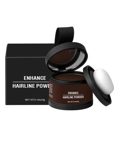 Hairline Powder | Root Touchup Powder Applicator Included - Long Lasting Hair Shading Tool Hair Concealer Gray Coverage for Fine and Thinning Hair
