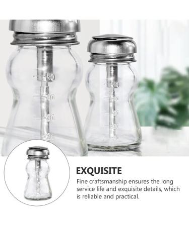  minkissy 2 Pcs 60ml Push Up Refillable Glass Polish Remover Pump Bottles for Nail Art Cosmetics - Buy Online on GoSupps.com