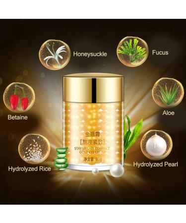 Gold Eye Cream | Deep Moisture & Dark Circle Removal | Non-Fatty Formula for Lifted Eyes - Buy Online on GoSupps.com