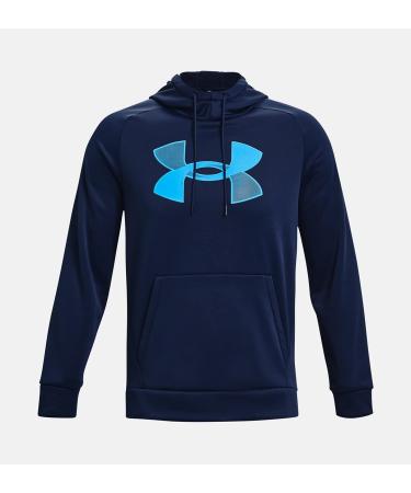 Under Armour Men's Armour Fleece Big Logo Hoodie X-Large - Academy/Radar Blue - Buy Online on GoSupps.com