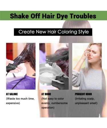 10 PCS Black Hair Shampoo Dye - Instant Easy Use Natural Ingredients | Long-Lasting Black Color for Men & Women - Buy Online on GoSupps.com