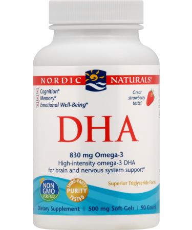 Nordic Naturals - DHA Brain and Nervous System Support 90 Soft Gels 90 Count (Pack of 1)