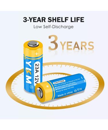 YKM 20 Pack 12V Alkaline 23A Battery - MN21/23 23AE L1028F A23G - Perfect for Ceiling Fan Remotes & Garage Door Openers - International Shipping Available - Buy Online on GoSupps.com