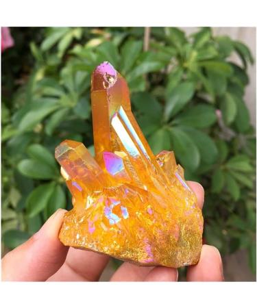 Angel Titanium Quartz Stunning Rainbow Specimen Minerals Reiki (Size : 40-50g) Home Goods (Size : 70-80g) - Buy Online on GoSupps.com