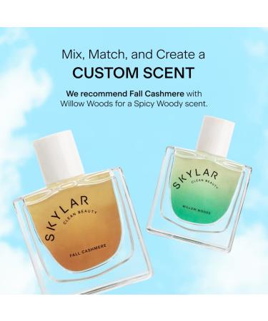 Skylar Fall Cashmere Eau de Parfum - Hypoallergenic & Clean Perfume for Women & Men Vegan & Safe for Sensitive Skin - Spicy Gourmand Perfume with Notes of Cinnamon Almond & Ginger - 50mL /1.7 Fl oz - Buy Online on GoSupps.com