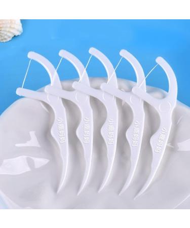 Buy 50/100 Dental Floss Picks & Toothpick Sticks - Interdental Brushes for Healthy Teeth | Free International Shipping - Buy Online on GoSupps.com