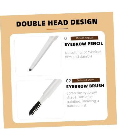 Beavorty 4 pcs Brow Dual Pencil -in- Tool with Pencils Enhancer Brush Eyebrow Makeup 1 count (Pack of 1) Assorted Colorx2pcs - Buy Online on GoSupps.com