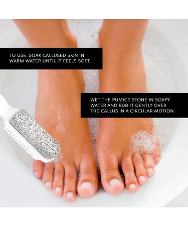 Foot Bristle Brush & Pumice Stone Combo for Exfoliation & Callus Removal - Body & Feet Scrubber for Smooth Skin - Ideal for Massage, SPA & Sauna by DreamCut - Buy Online on GoSupps.com
